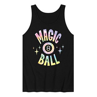 Men's Magic 8 Ball Tie Dye Tank Top