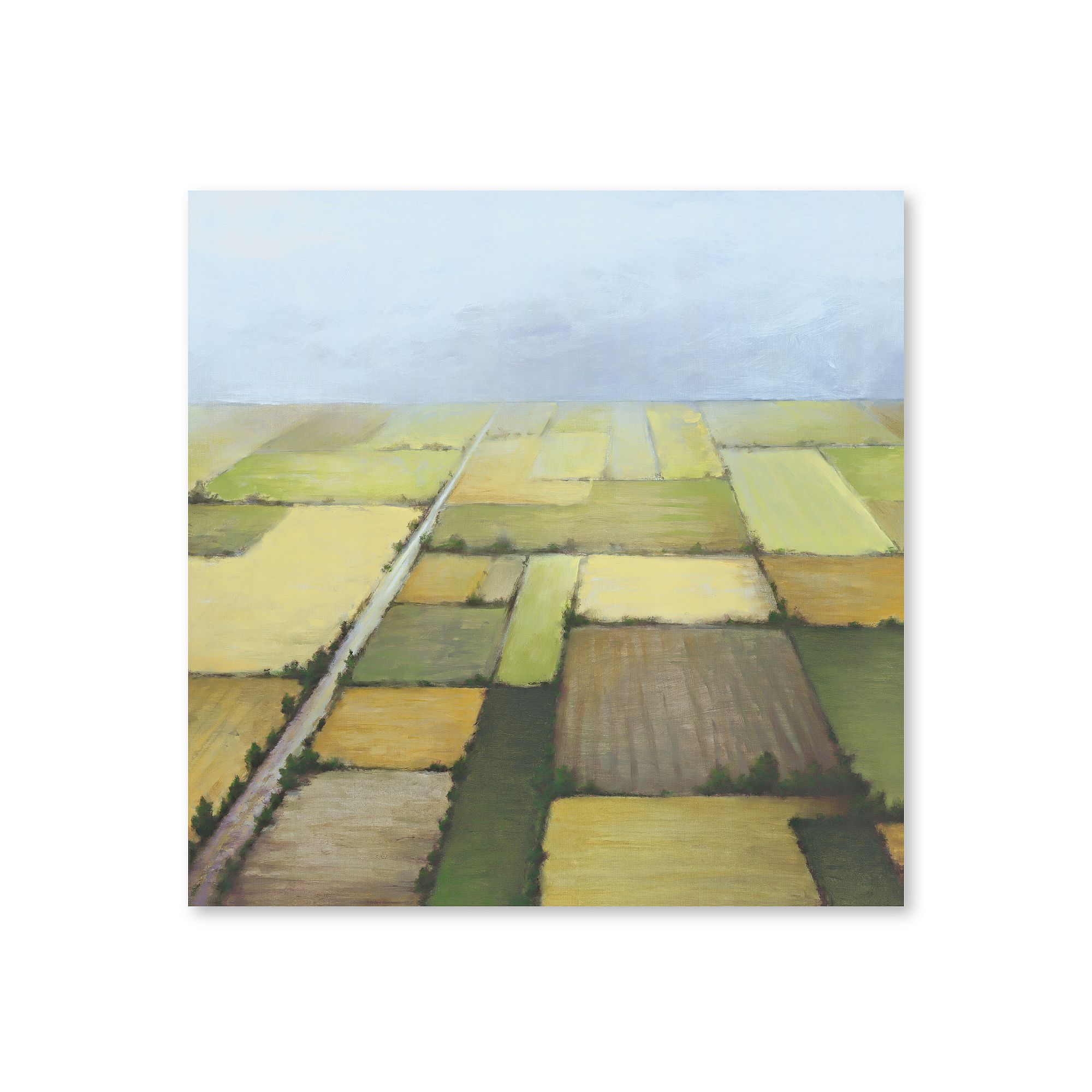 COURTSIDE MARKET Quilted Field Canvas Wall Art, Multi
