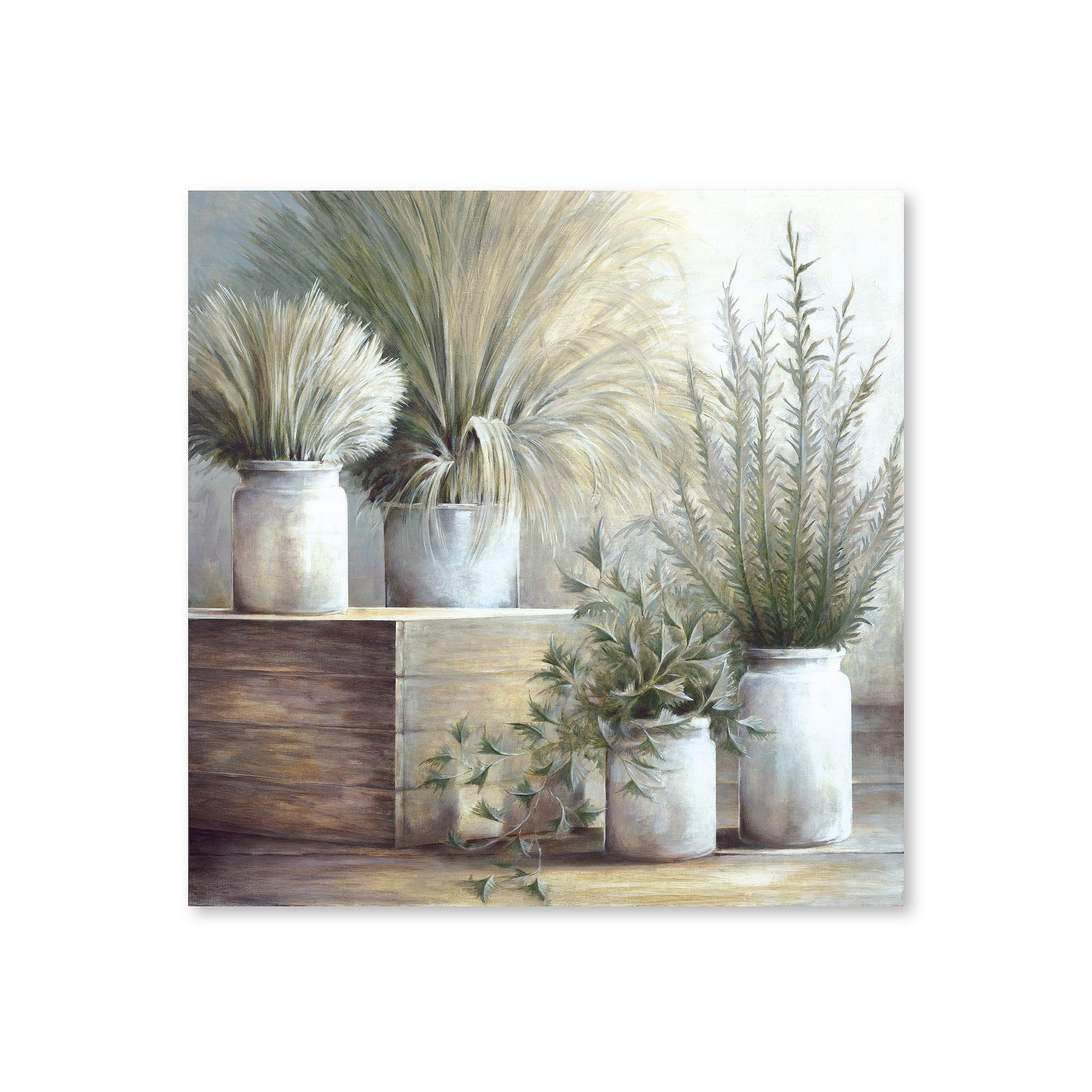 COURTSIDE MARKET Potted Plant II Canvas Wall Art, Multi