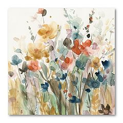 STYLEWELL KIDS Watercolor Floral Framed Wall Art (Set of 2) (17 in. W x 21  in. H) 2021-023WA3 - The Home Depot