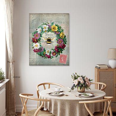 COURTSIDE MARKET French Bee Canvas Wall Art