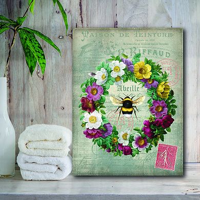 COURTSIDE MARKET French Bee Canvas Wall Art
