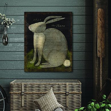 COURTSIDE MARKET The Hare Canvas Wall Art