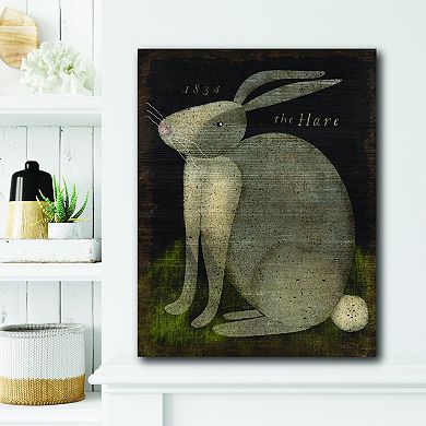COURTSIDE MARKET The Hare Canvas Wall Art