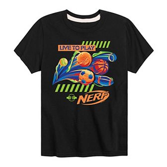 Boys 8-20 Nerf Live To Play Graphic Tee