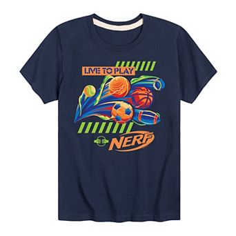 Boys 8-20 Nerf Live To Play Graphic Tee