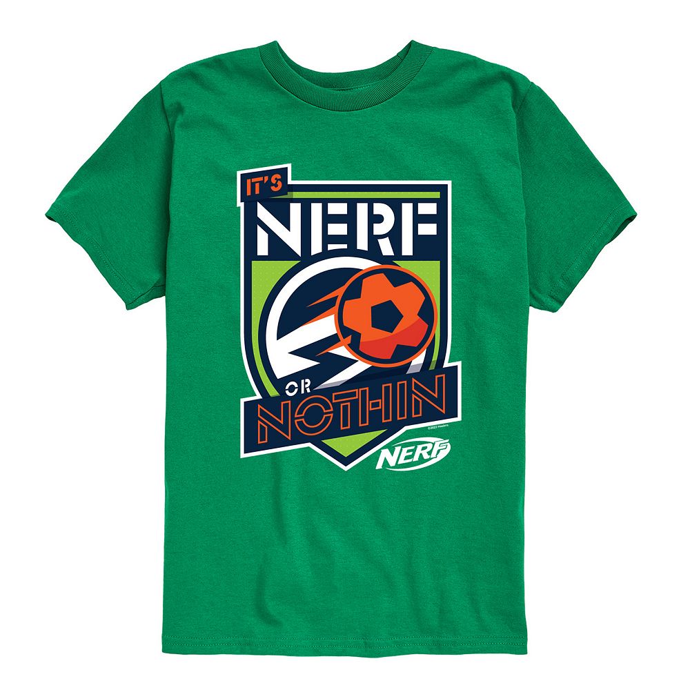 Boys 820 Nerf Or Nothing Soccer Graphic Tee