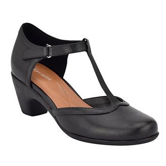 Easy Spirit Cara Women's T-Strap Adjustable Pumps