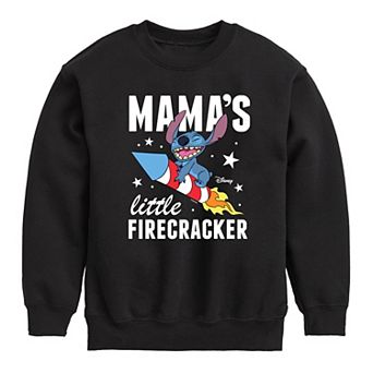 Disney's Lilo & Stitch Boys 8-20 Little Firecracker Crew Fleece Sweatshirt