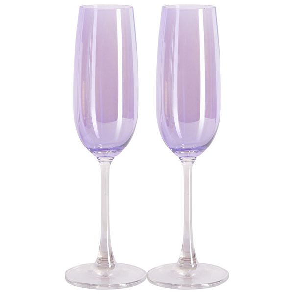 Home Essentials Modist Luster 2Piece Champagne Flute Set