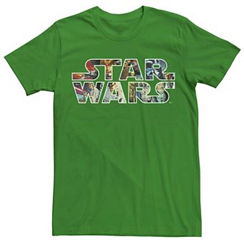 Men's Star Wars Classic Movie Poster Logo Graphic Tee