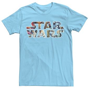 Men's Star Wars Classic Movie Poster Logo Graphic Tee