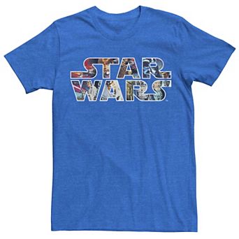 Men's Star Wars Classic Movie Poster Logo Graphic Tee