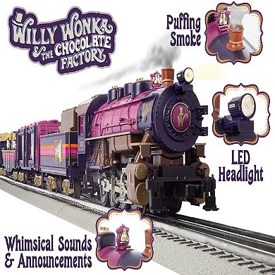 Lionel Willy Wonka & The Chocolate Factory Bluetooth 5.0 Train Set & Remote
