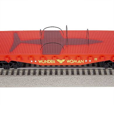 DC Comics Wonder Woman Invisible Jet Flatcar Train Car