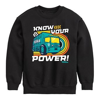 Boys 8-20 Tonka Know Your Power Crew Crew Fleece Sweatshirt