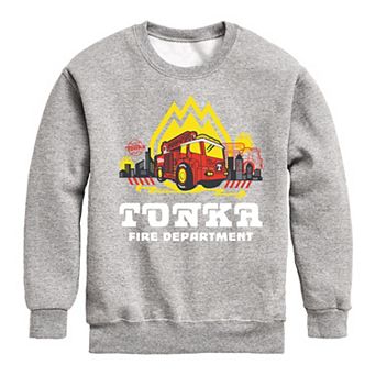 Boys 8-20 Tonka Fire Department Crew Crew Fleece Sweatshirt