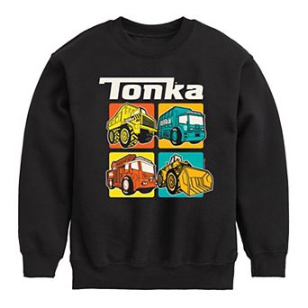 Boys 8-20 Tonka Grid Crew Crew Fleece Sweatshirt