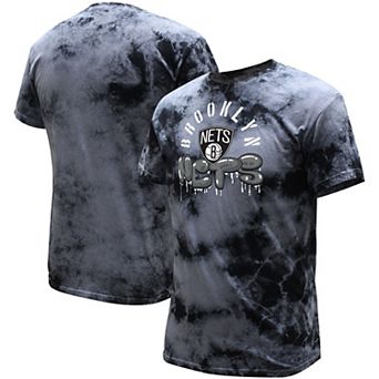 Unisex Stadium Essentials Charcoal Brooklyn Nets Street Art Dark Crystal Washed T-Shirt