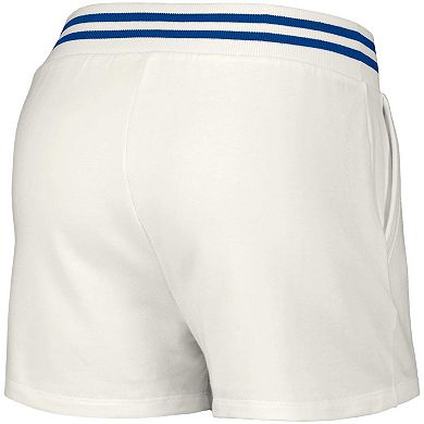 Women's Lusso White Philadelphia Phillies Maeg Tri-Blend Pocket Shorts