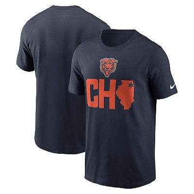 Men s Nike Navy Chicago Bears Local Essential T Shirt