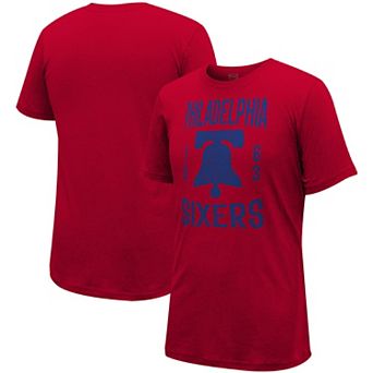 Unisex Stadium Essentials Red Philadelphia 76ers City Year T-Shirt