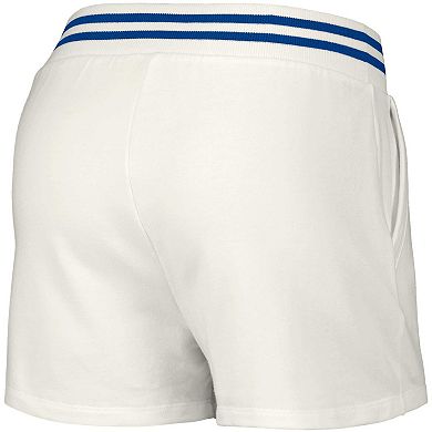 Women's Lusso Style  White Houston Astros Maeg Tri-Blend Pocket Shorts