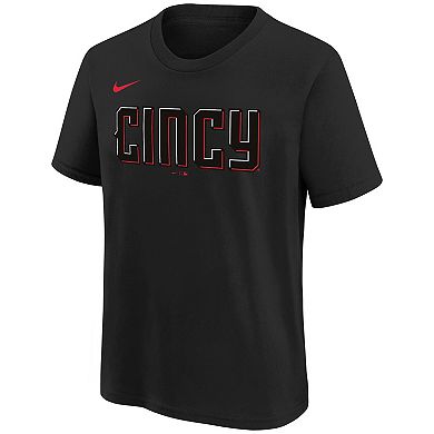 Youth Nike Ken Griffey Jr. Black Cincinnati Reds 2023 City Connect Name ...