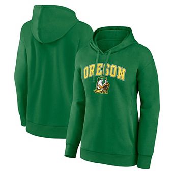 Women's Fanatics Branded Green Oregon Ducks Evergreen Campus Pullover Hoodie