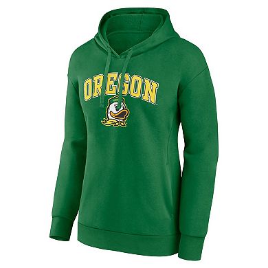 Women's Fanatics Branded Green Oregon Ducks Evergreen Campus Pullover Hoodie