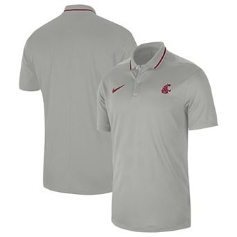 Men's Nike Gray Washington State Cougars 2023 Sideline Coaches Performance Polo