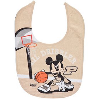WinCraft Purdue Boilermakers Disney Mickey All Pro Baby Bib