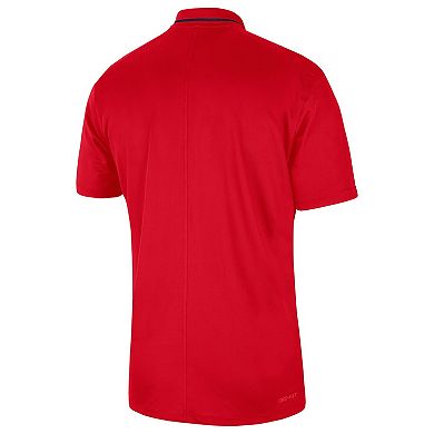 Men's Nike Red Ole Miss Rebels 2023 Sideline Coaches Performance Polo