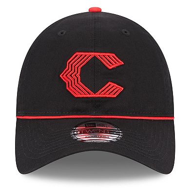 Men's New Era Black Cincinnati Reds 2023 City Connect 9TWENTY Adjustable Hat