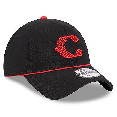 Men's New Era Black Cincinnati Reds 2023 City Connect 9TWENTY Adjustable Hat