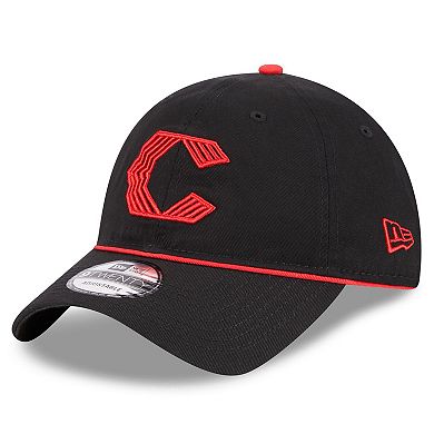 Men's New Era Black Cincinnati Reds 2023 City Connect 9TWENTY Adjustable Hat
