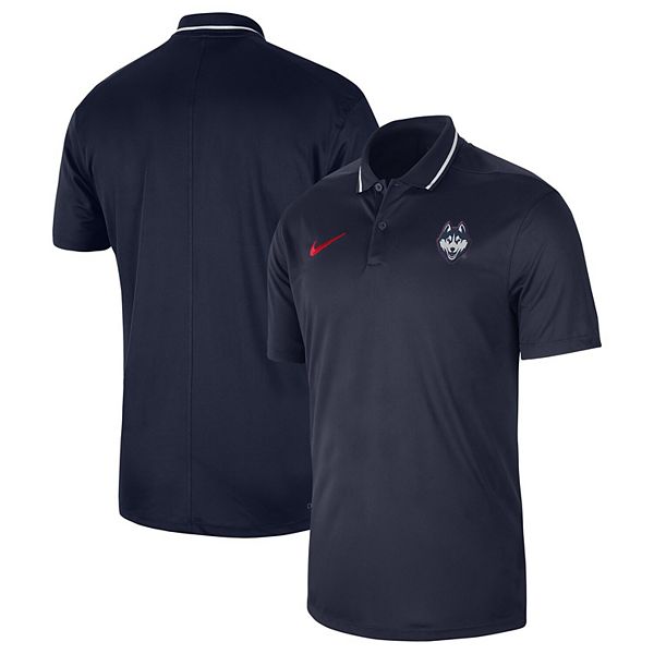 Men's Nike Navy UConn Huskies 2023 Sideline Coaches Performance Polo