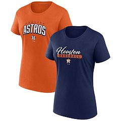 Men's Majestic Threads Heathered Orange Houston Astros Tri-Blend