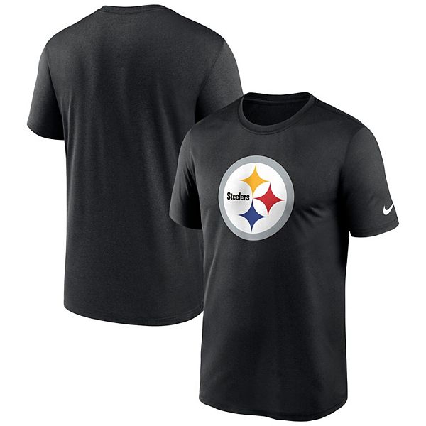 Men's Nike Black Pittsburgh Steelers Legend Logo Performance T-Shirt