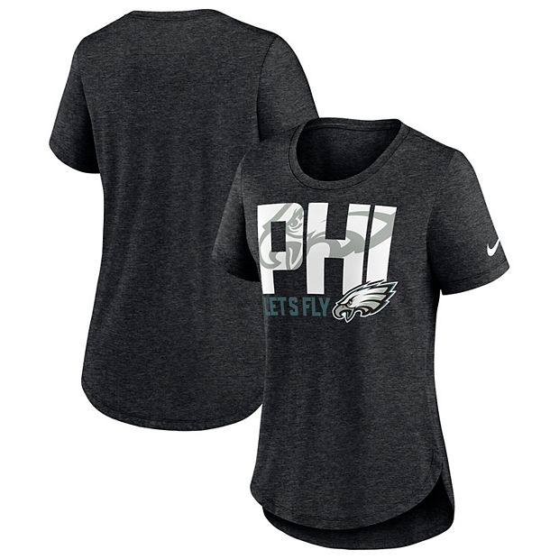 Long printed T-shirt - Dark grey/Philadelphia Eagles - Ladies