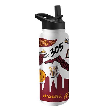 Miami Heat 34oz. Native Quencher Bottle