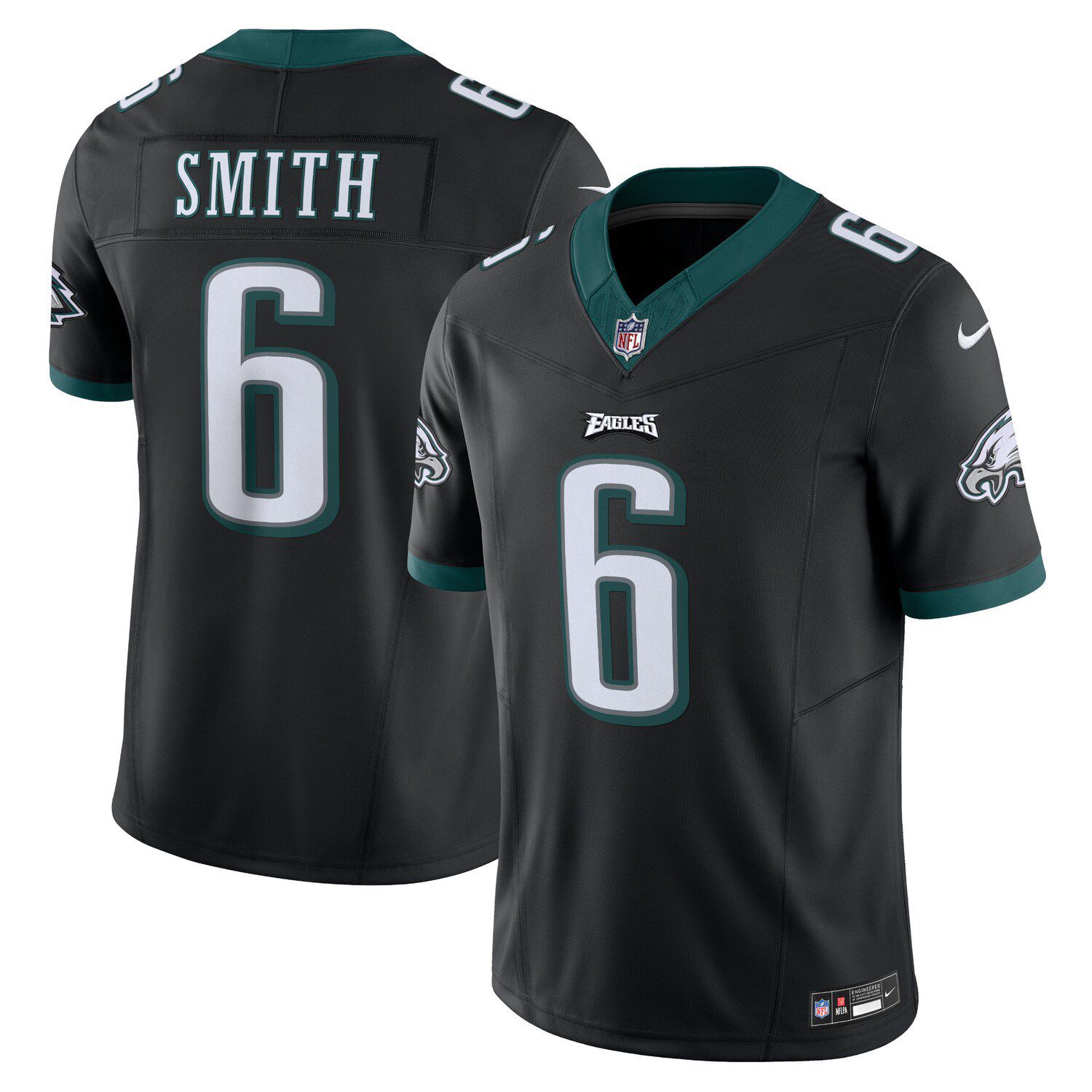 Youth Nike DeVonta Smith Silver Philadelphia Eagles Inverted Game Jersey