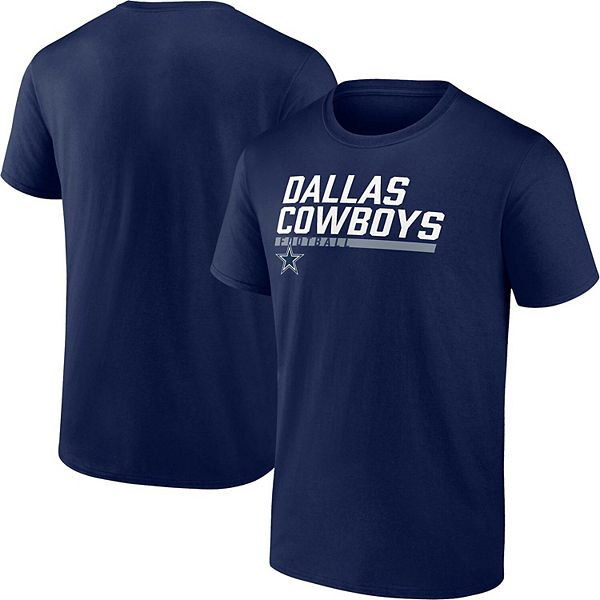 Men's Fanatics Branded Navy Dallas Cowboys Stacked T-Shirt