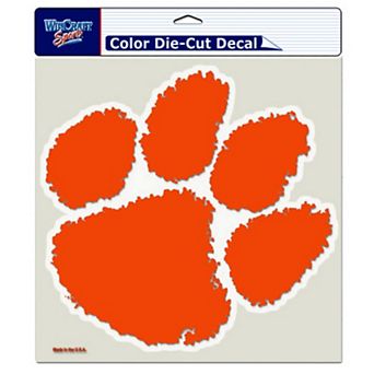 Clemson Tigers WinCraft 8'' x 8'' Color Car Decal