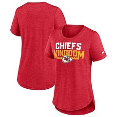 Buy OuterStuff Kansas City Chiefs NFL Girls' Pink Hi-Lo Raglan T-Shirt,XL/16  at