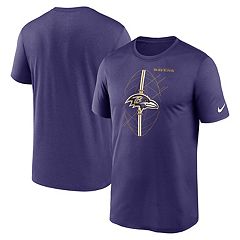 Women's Wear by Erin Andrews Purple Baltimore Ravens Cinched Colorblock T-Shirt