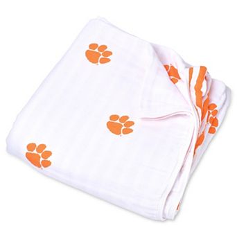 Infant Three Little Anchors Clemson Tigers 47" x 47" Muslin 4-Layer Blanket