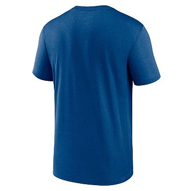 Men's Nike Royal Indianapolis Colts Legend Wordmark Performance T-Shirt