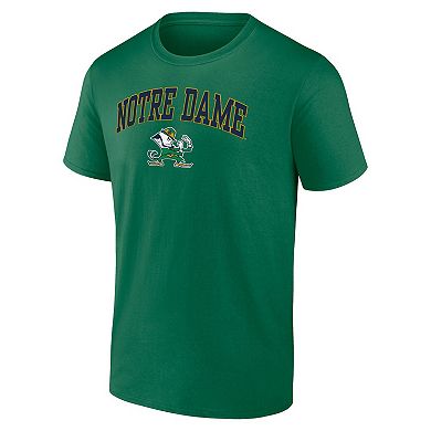 Men's Fanatics Branded Kelly Green Notre Dame Fighting Irish Campus T-Shirt