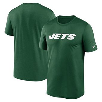 Men's Nike Green New York Jets Legend Wordmark Performance T-Shirt